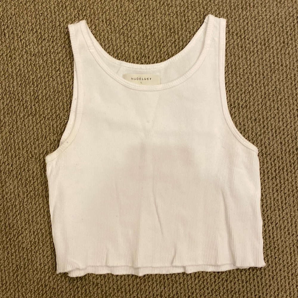 Nude Lucy cropped singlet - Picture 1 of 3